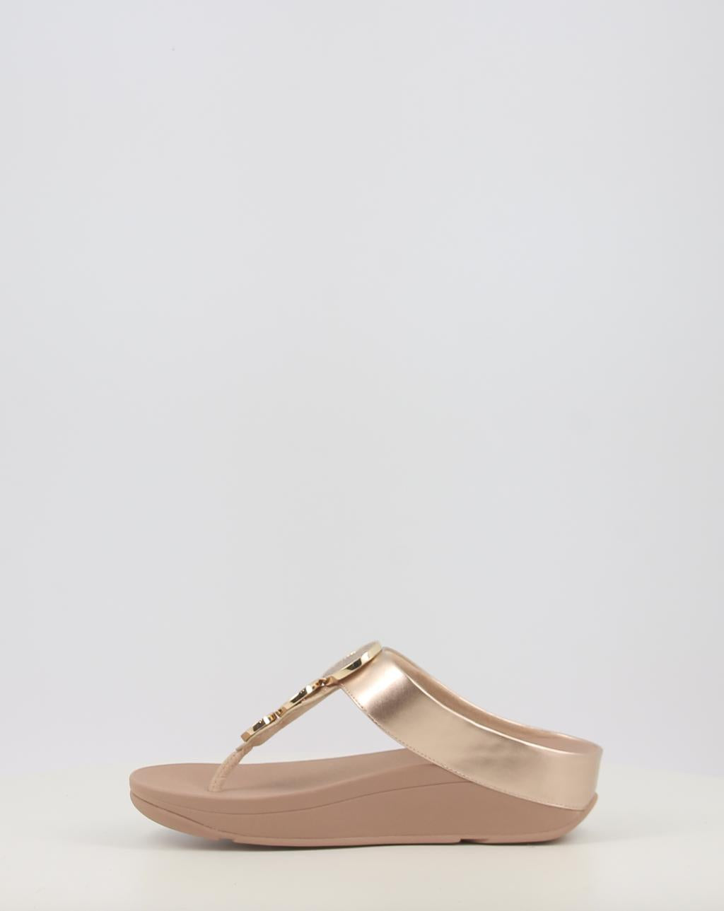 HALO BEAD CIRCLE METALLIC TOE POST SANDALS
