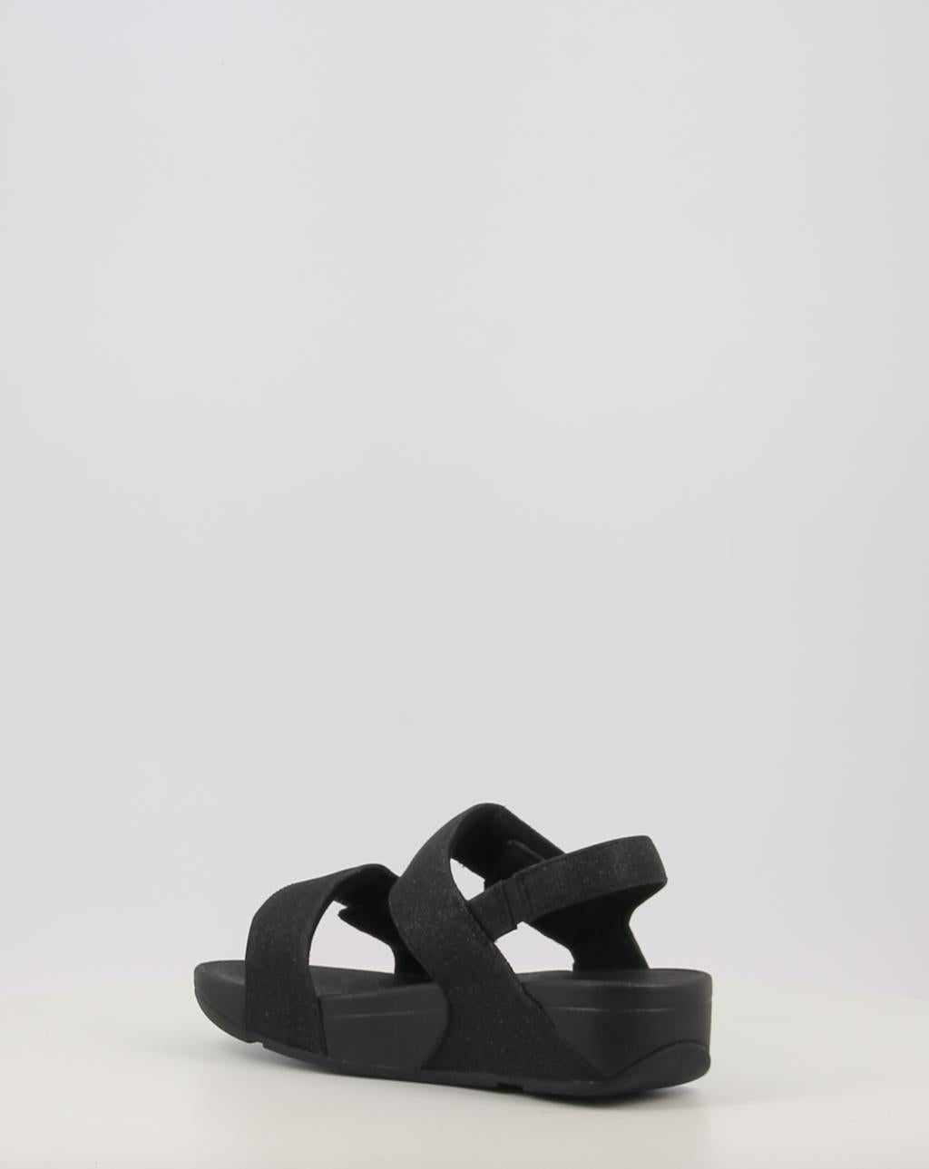 LULU ADJUSTABLE SHIMMERLUX BACK STRAP SANDALS