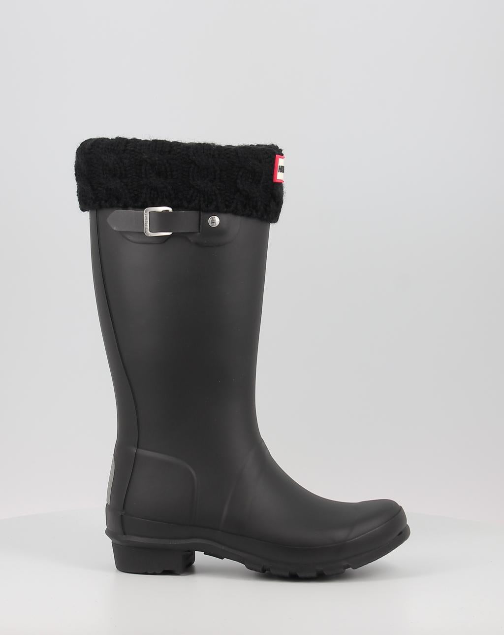 Calcetines HUNTER KIDS 6 STITCH CABLE negro, foto 4 de 5