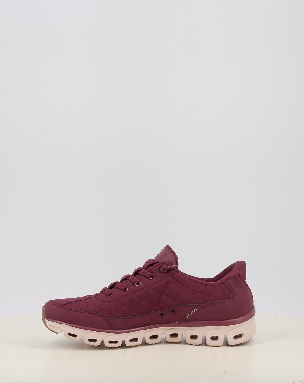 Zapatillas SKECHERS SLIP-INS: GLIDE-STEP - COZY FIT granate, foto 3 de 8